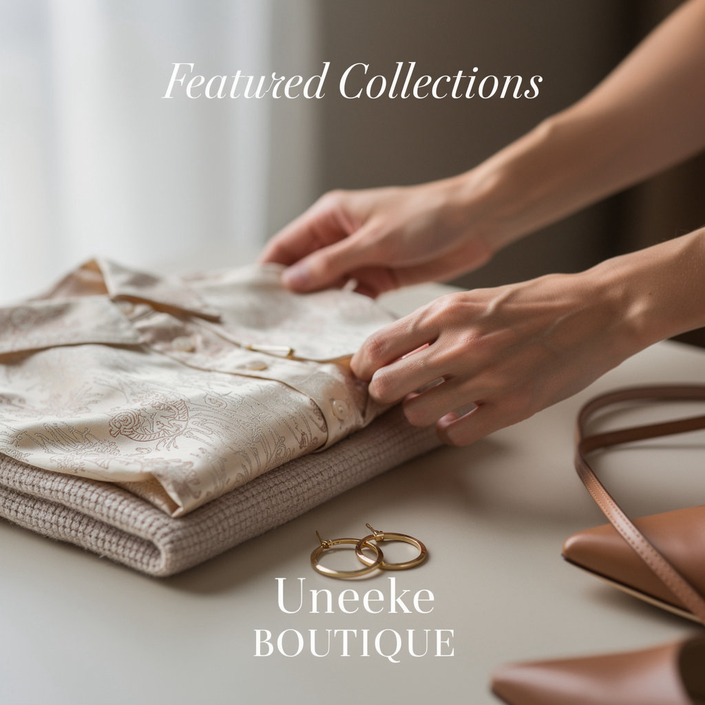 Curated fashion collections at Uneeke Boutique featuring unique dresses, tops, and accessories